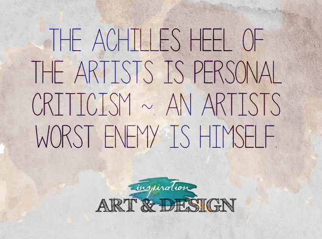 Artists Traits- Critical of Self