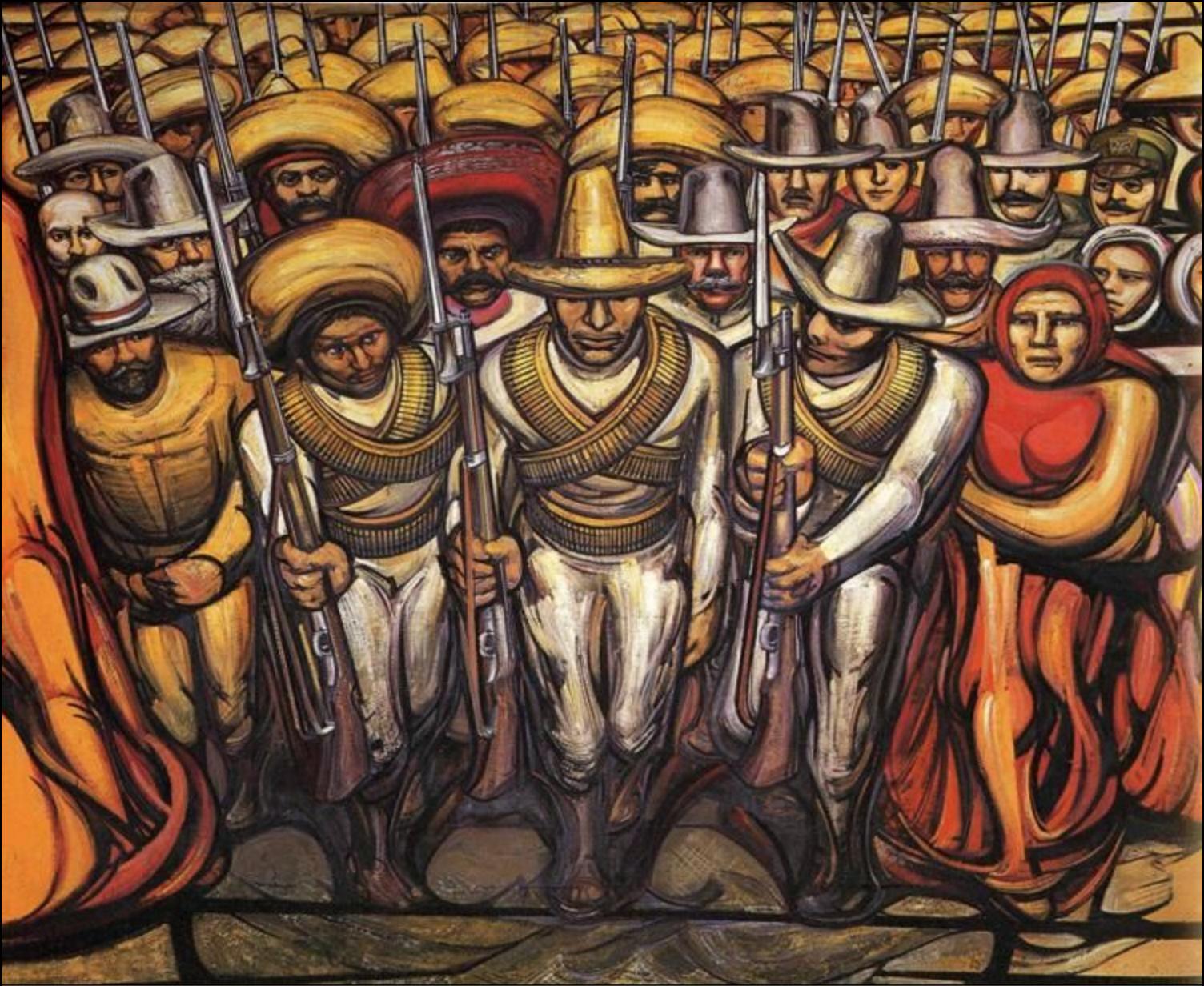 The Revolution (mural). David Alfaro Siqueiros